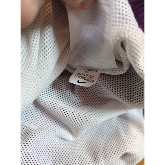 Vintage Y2K Nike Sportswear Windbreaker Top Women XS Purple Half Zip DA2328-597 - Picture 6 of 14